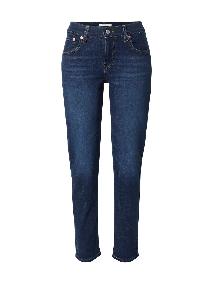 Джинсы LEVI'S Slim fit 'Mid Rise Boyfriend' синего цвета