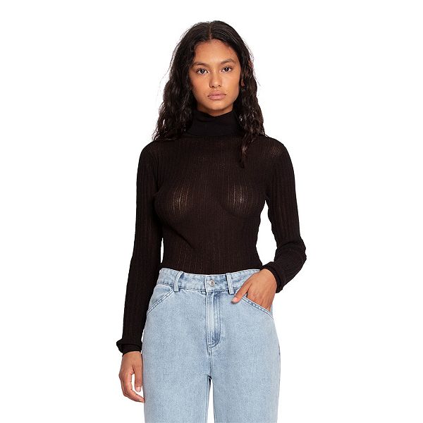 

Вязаный водолазка Brooklyn Belle & Bloom, Black