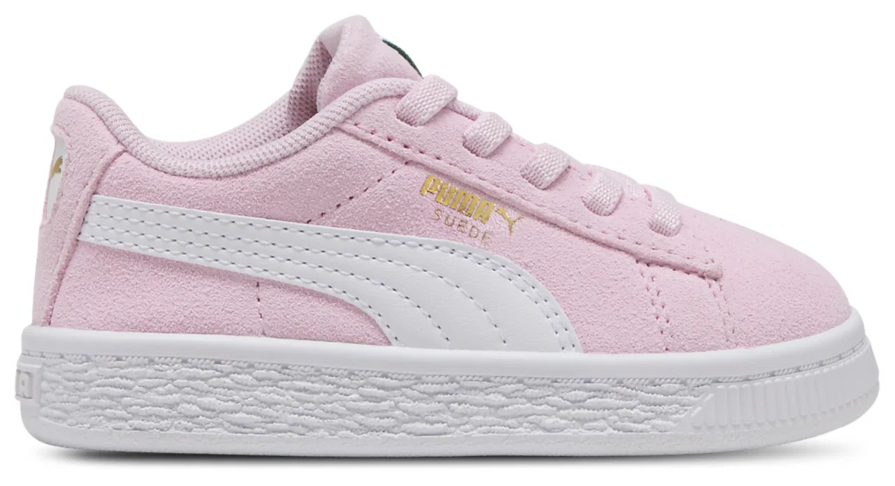 Детские кроссовки для девочек Suede Classic PUMA, Pink Lady Puma White