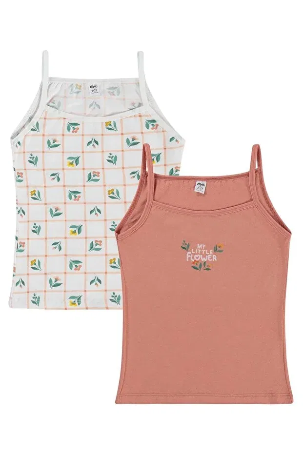 Детский комплект маек для девочек Flower Civil Girls, Standard