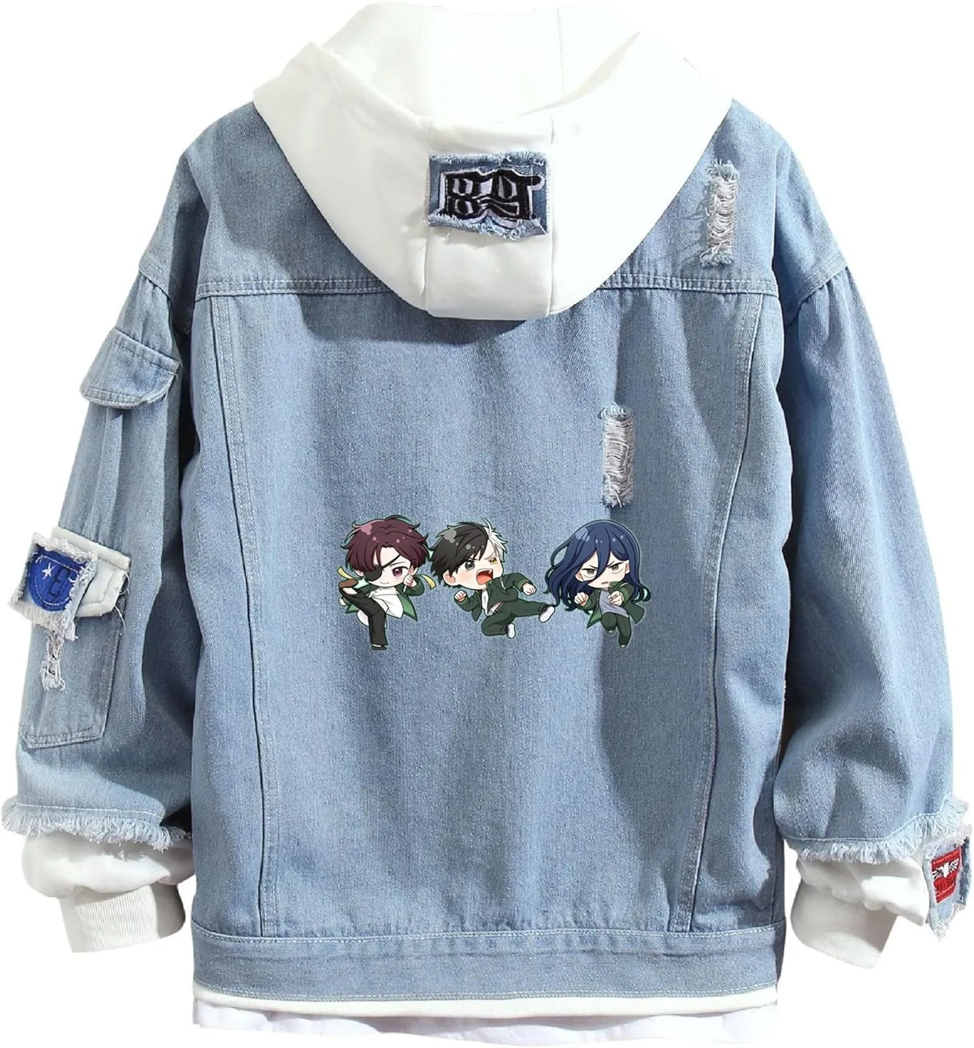 

Аниме ветровка denim jacket haruka sakura худи GO2COSY