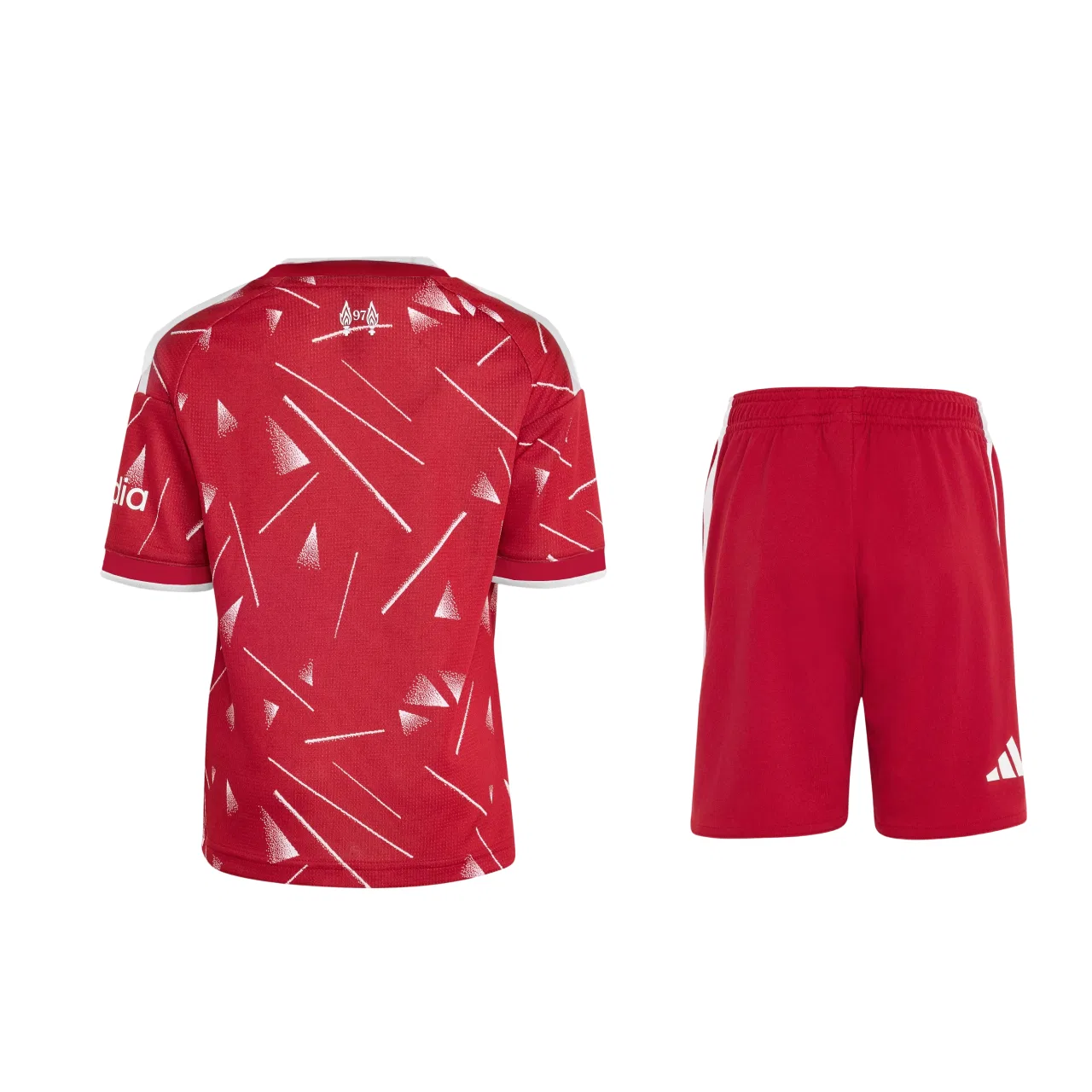 Детский спортивный комплект с быстросохнущей тканью Adidas, Chestnut Red — фото 3