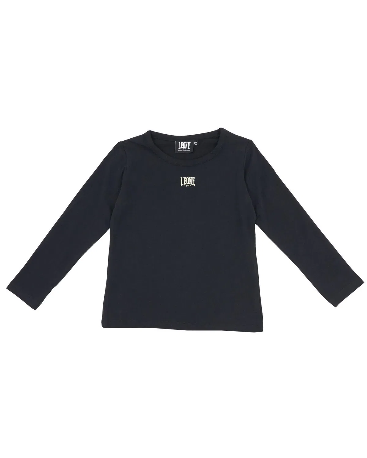 Детский лонгслив для девочек с принтом Leone 1947 Apparel, Черный
