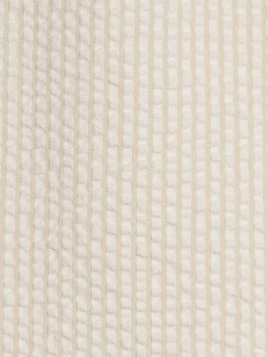 Детский боди-комбинезон для девочек с воротником и планкой Mato Seersucker Colored Organics, Dune Stripe — фото 2