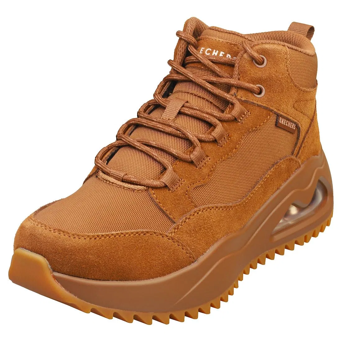 Детские кроссовки для девочек с принтом Street Hikes Skechers, Brown