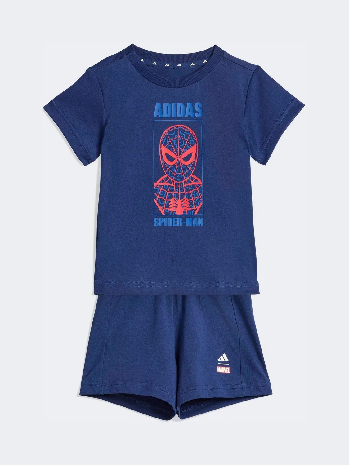 Комплект футболка и шорты, Spider-Man adidas, синий