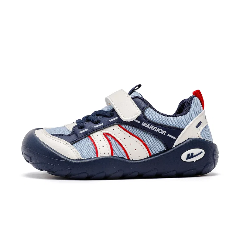 Детские кеды для скейтбординга Light Blue Dark Blue Beige WARRIOR