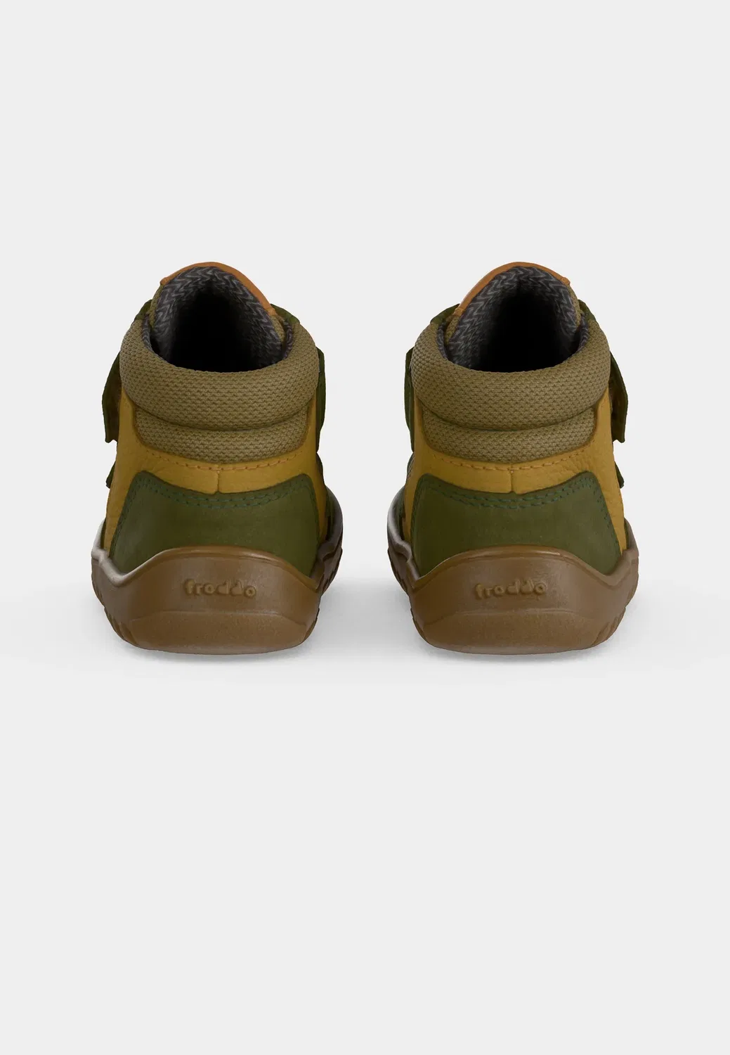 Ботинки Barefoot Up Terra Tex, широкая посадка, унисекс - классические ботильоны Froddo, Olive — фото 4