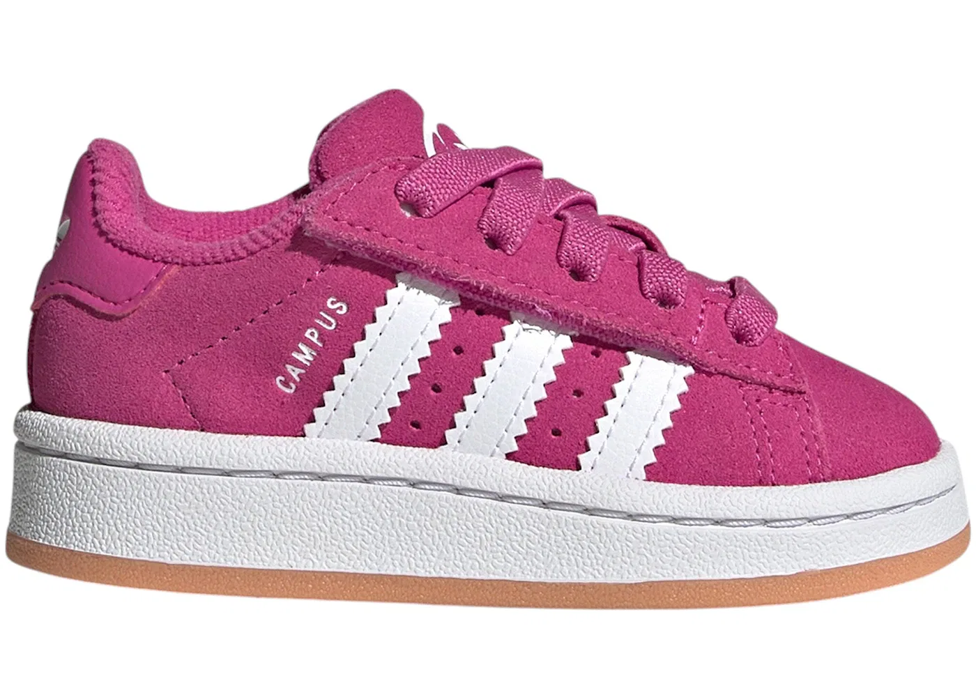 Детские кроссовки для активного отдыха Adidas Campus 00s Comfort Closure, Semi Lucid Fuchsia/Cloud White/Gum