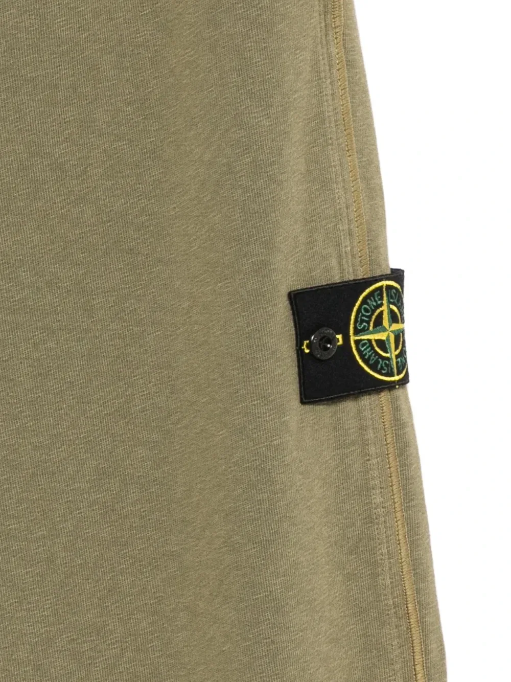 Спортивные брюки с нашивкой в виде компаса Stone Island, зеленый — фото 3