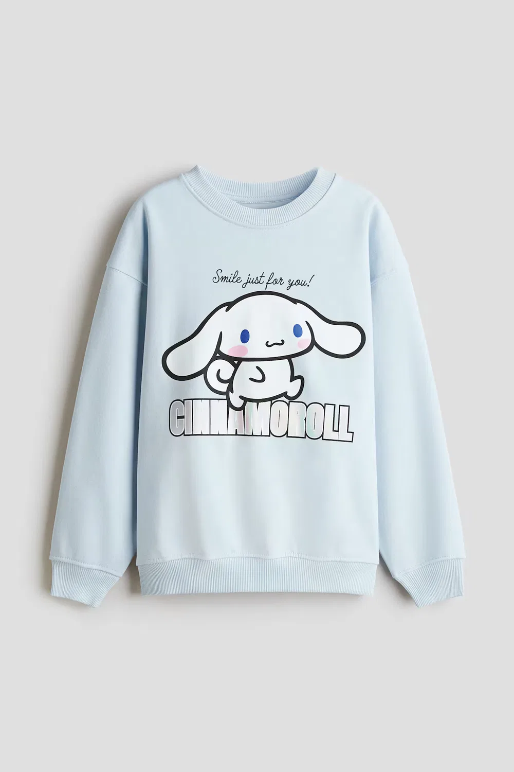 Толстовка из флиса с начесом и принтом H&M, Hellblau/Cinnamoroll
