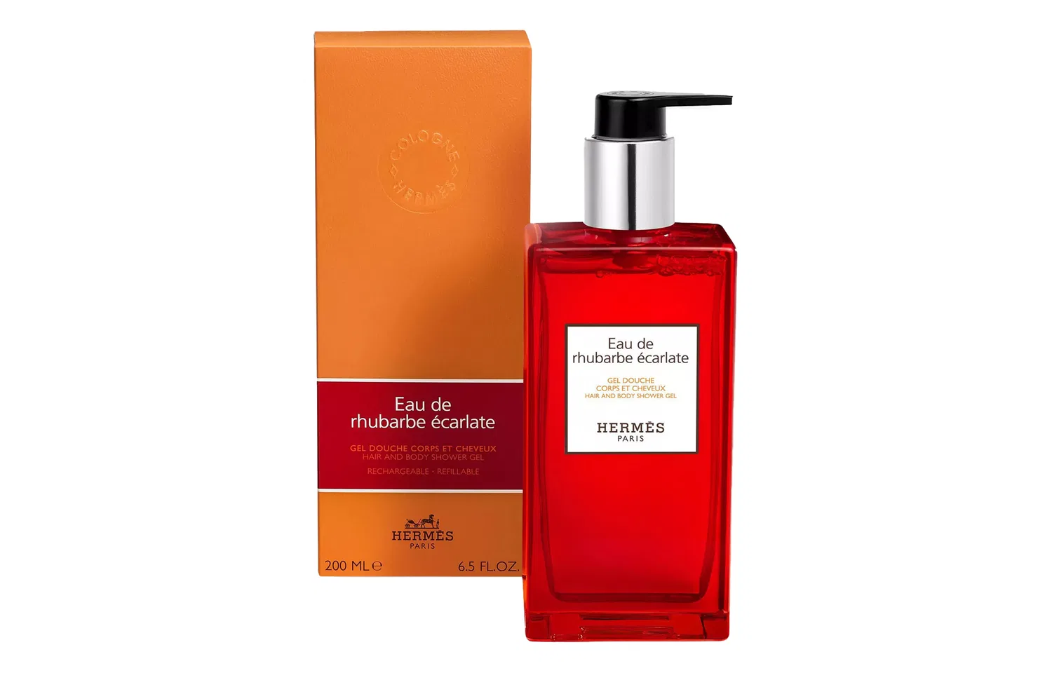 Гель для душа с ароматом Crimson Ginseng, 200 мл, HERMES — фото 2