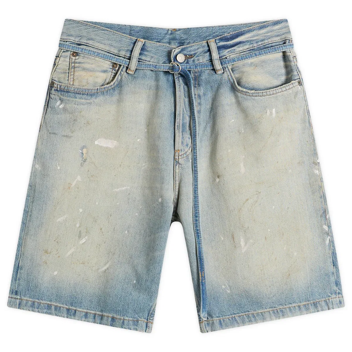Шорты джинсовые свободного кроя Roland Acne Studios, Light Blue