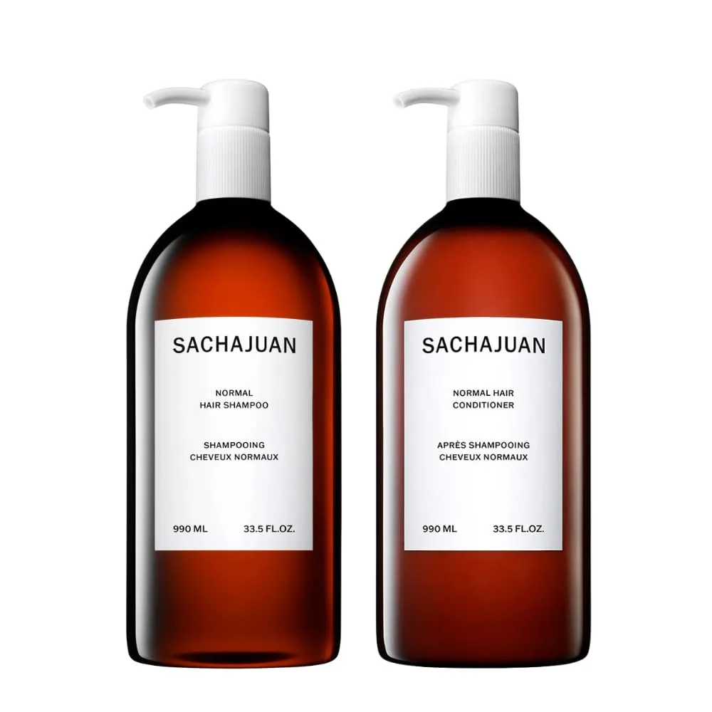 Набор шампунь и кондиционер для нормальных волос sachajuan ocean silk technology, легкое увлажнение и распутывание, веганский, без парабенов, 2 шт (33,5 унции) 991 мл (2 шт.)