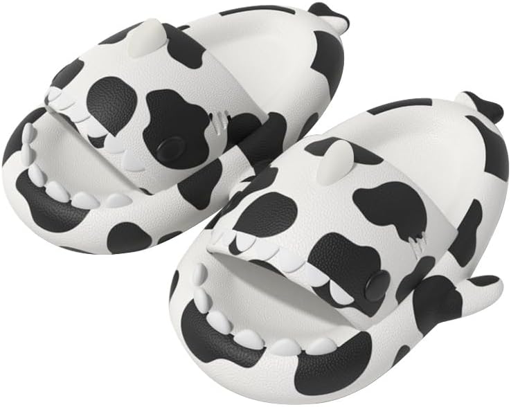 

Шлепанцы с акулами, забавные тапочки «Облачная акула» с противоскользящей поверхностью и быстрой сушкой, тапочки «Облачная акула» для мужчин и женщин Generic, Cow