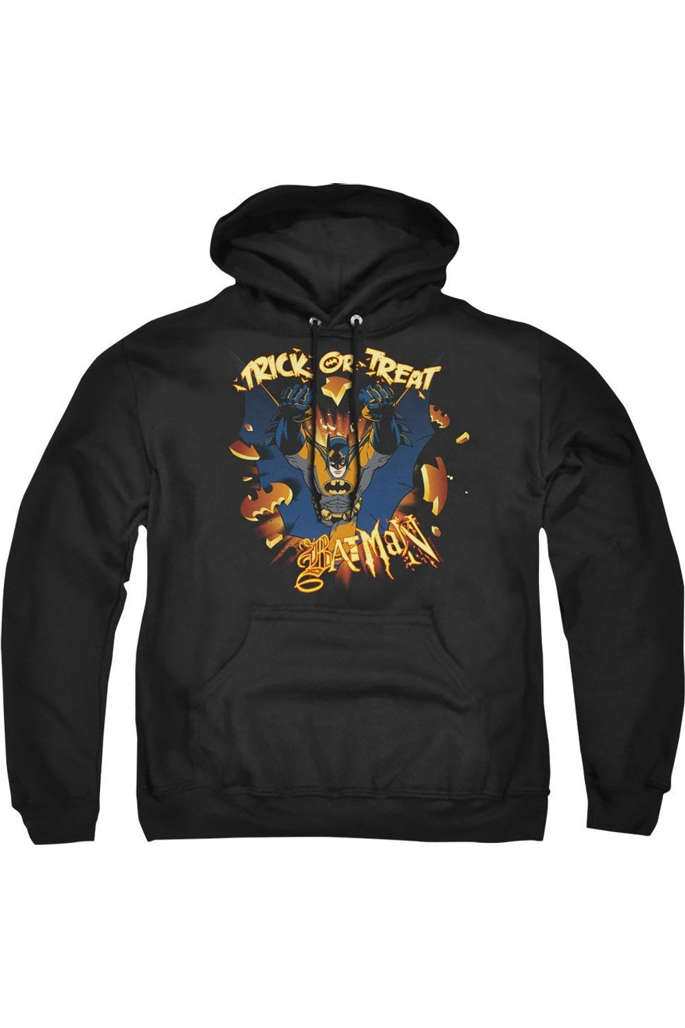 

Толстовка с капюшоном Batman Pumpkin Burst для взрослых Gildan, черный