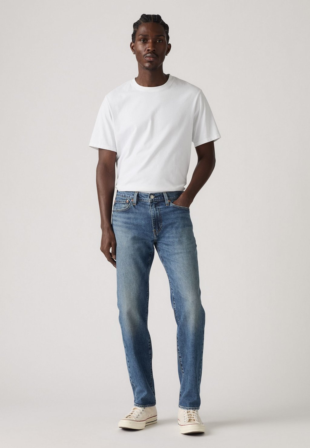 Зауженные джинсы 502 TAPER Levi's, цвет Denim Detour — фото 4
