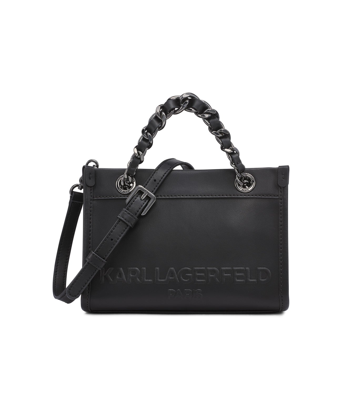 

Мини-сумка savoie crossbody с ремнем-цепочкой KARL LAGERFELD PARIS, черный