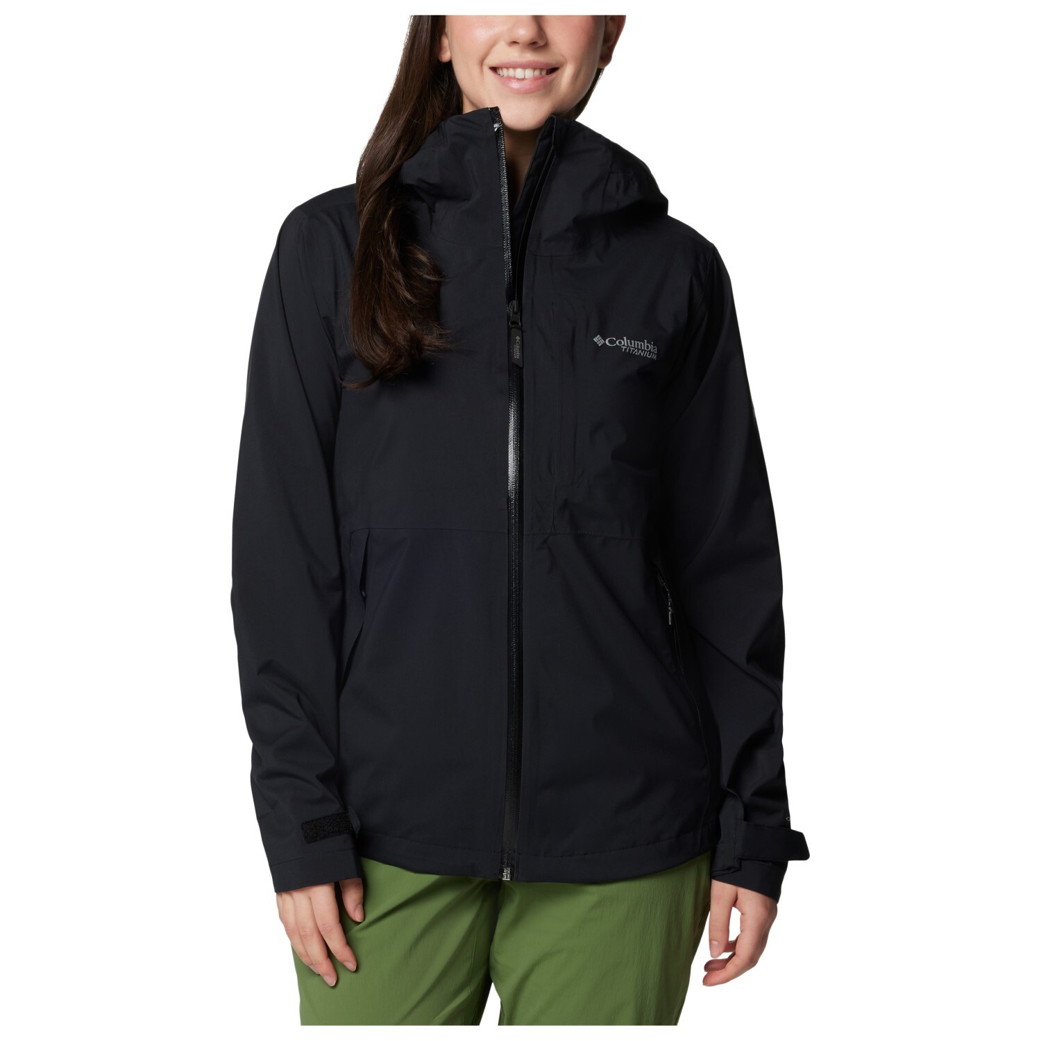 

Дождевик Columbia Women's Omnitech Amplidry II Shell, черный