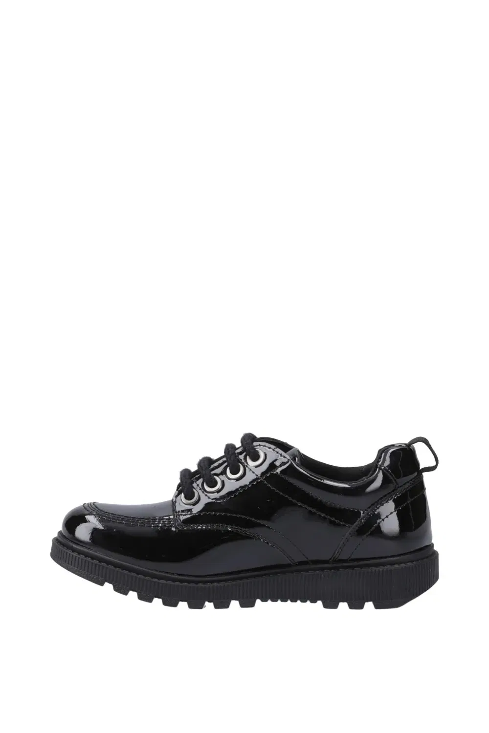 Школьные туфли Kerry Lace Up Patent Hush Puppies, черный — фото 4