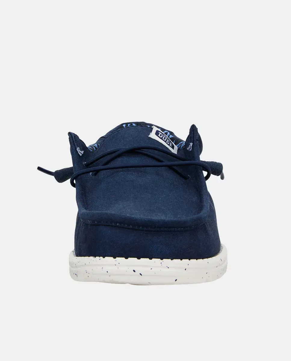 Мужские туфли на шнурках HeyDude, темно-синий — фото 4