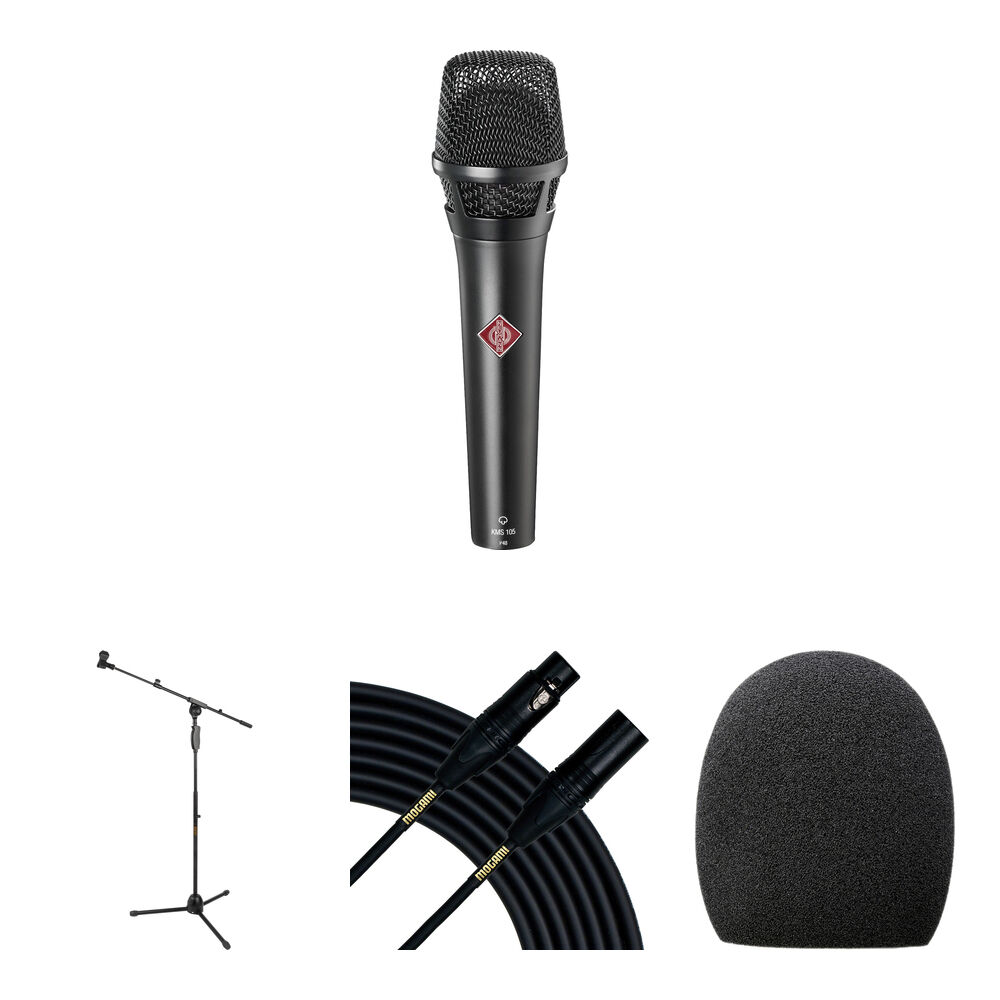 

Ручной микрофон Neumann KMS 105 Live Vocal Mic Kit with Stand, Cable &