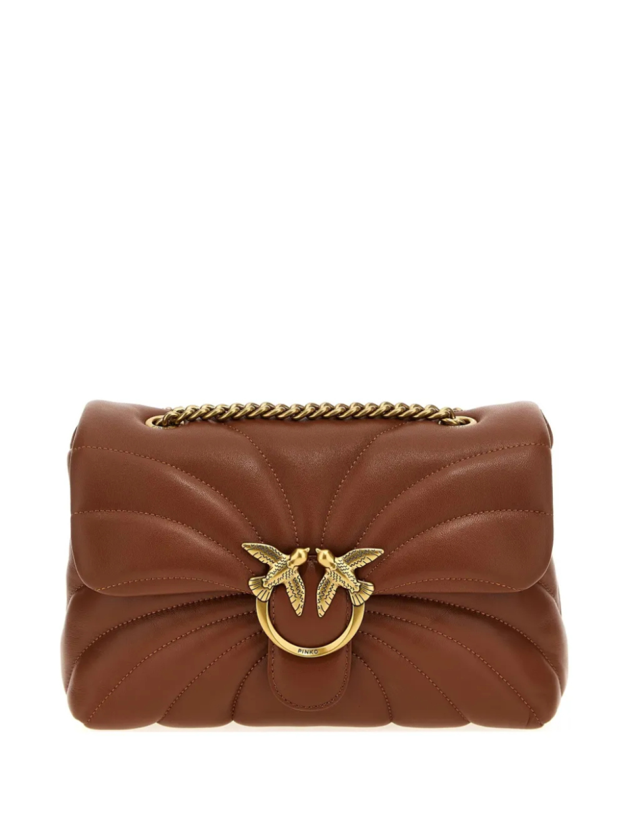 

Сумка через плечо PINKO Love Puff Classic, коричневый