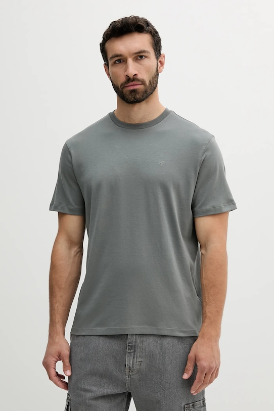 

Хлопковая футболка Calvin Klein, серый