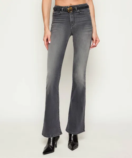 

Джинсы Флора Flare fit Pinko, серый