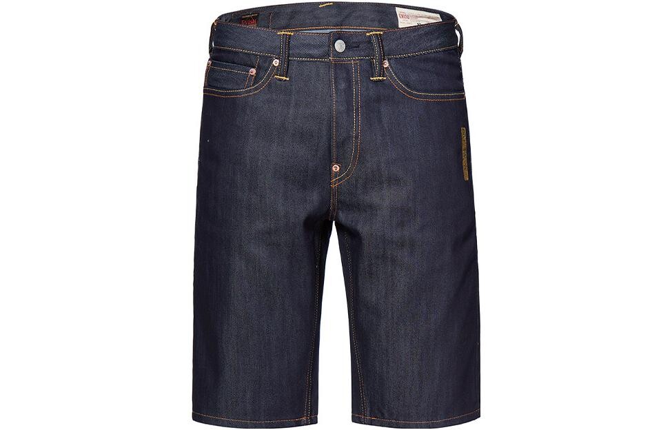 

Джинсовые шорты мужские джинсовые синие Evisu, синий