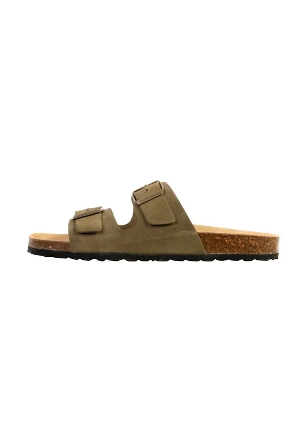 Мулы, божественная фабрика, нога, мистраль, край, мулы Divine Factory, Kaki