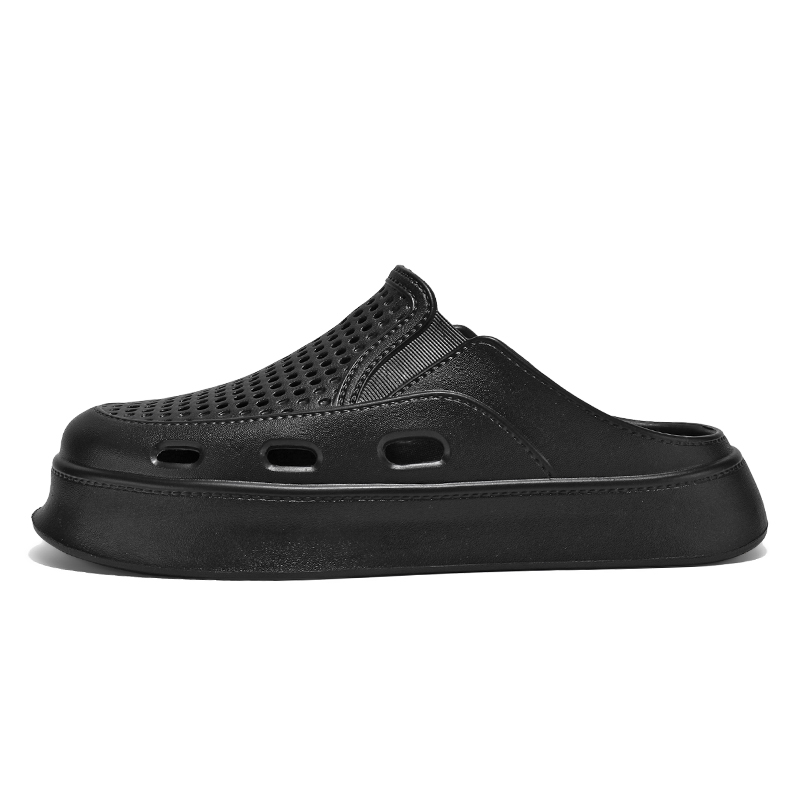 

Мужские тапочки Wrap toe с защитой от запаха, устойчивостью к истиранию и скольжению OUBT, черный