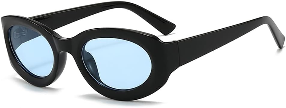 

Ретро винтажные овальные солнцезащитные очки для женщин и мужчин, рыболовные очки в черной оправе для активного отдыха и спорта, защита от УФ-излучения UV400 LOVQZAOF, Hd2