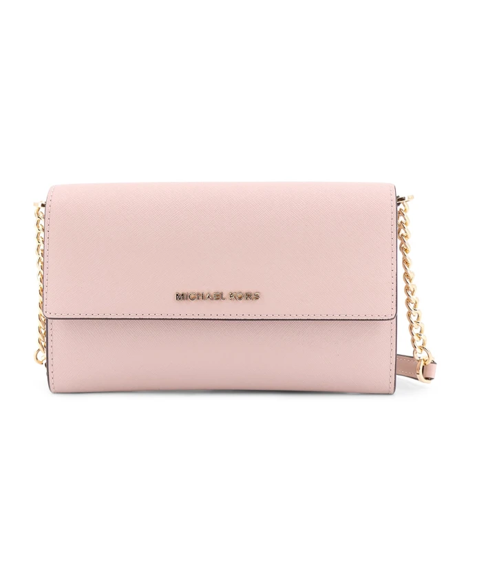 

Розовая сумка через плечо с двумя отделениями. Michael Kors, розовый