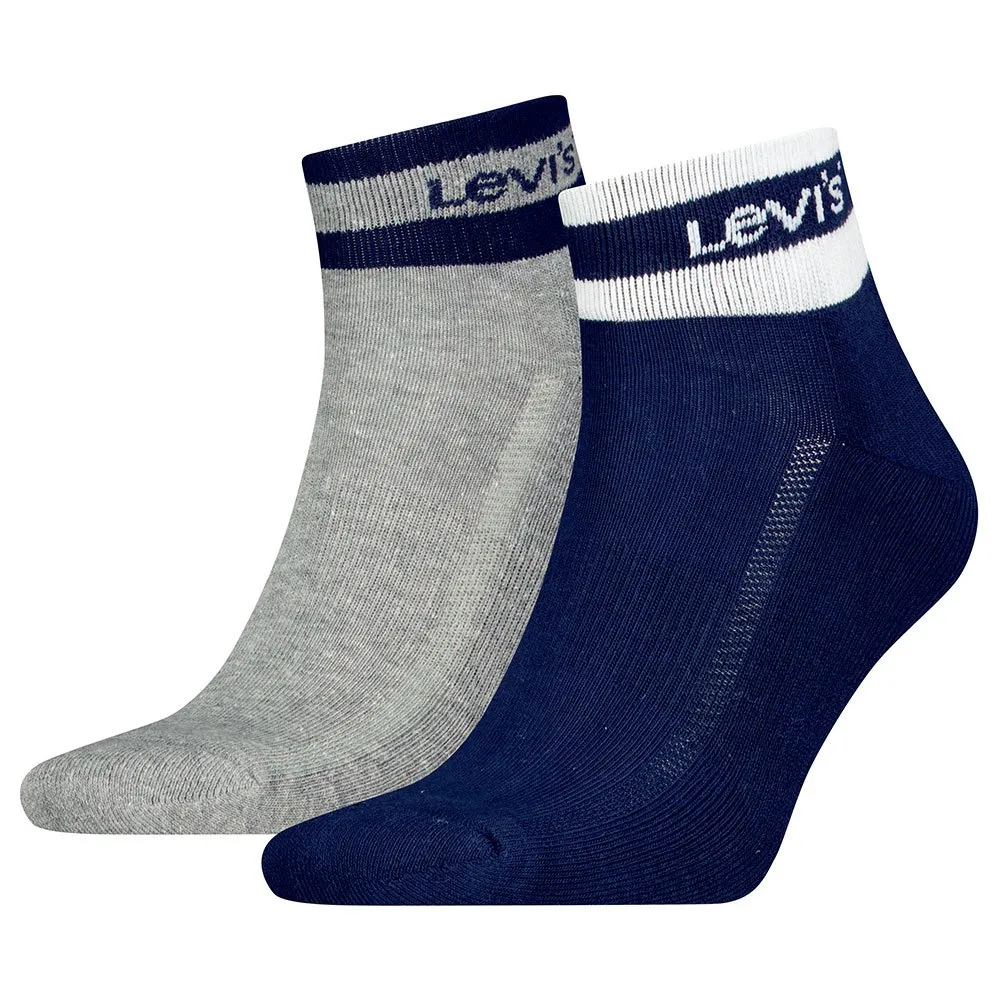 

Носки Levi's Sport 2 Units Quarter short 2 pairs, разноцветный