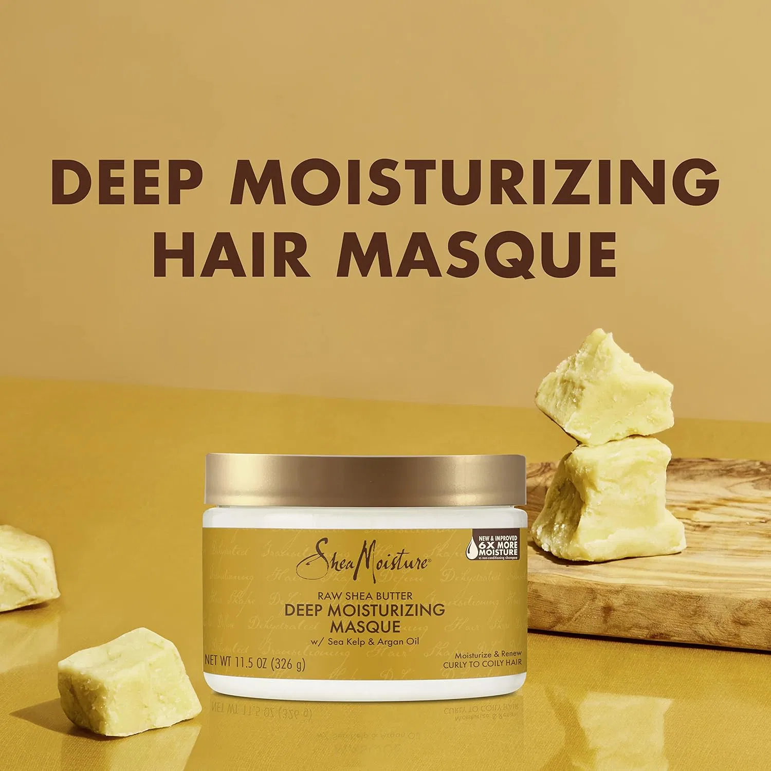 Глубоко увлажняющая маска для волос с маслом ши Shea Moisture Shea Moisture — фото 3