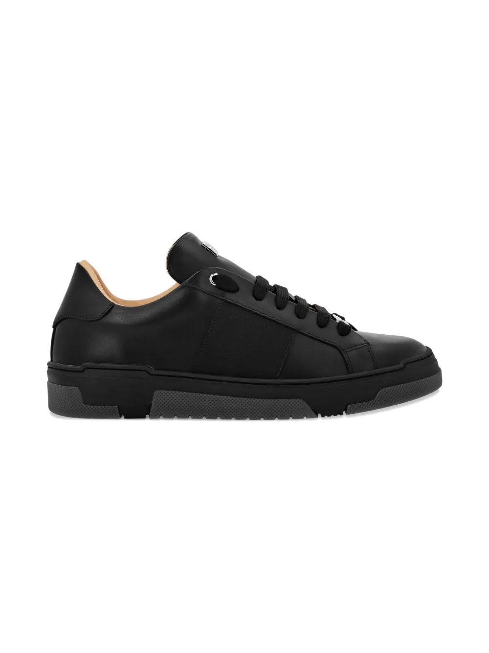 Кроссовки из тиснённой кожи Philipp Plein Junior, черный — фото 2