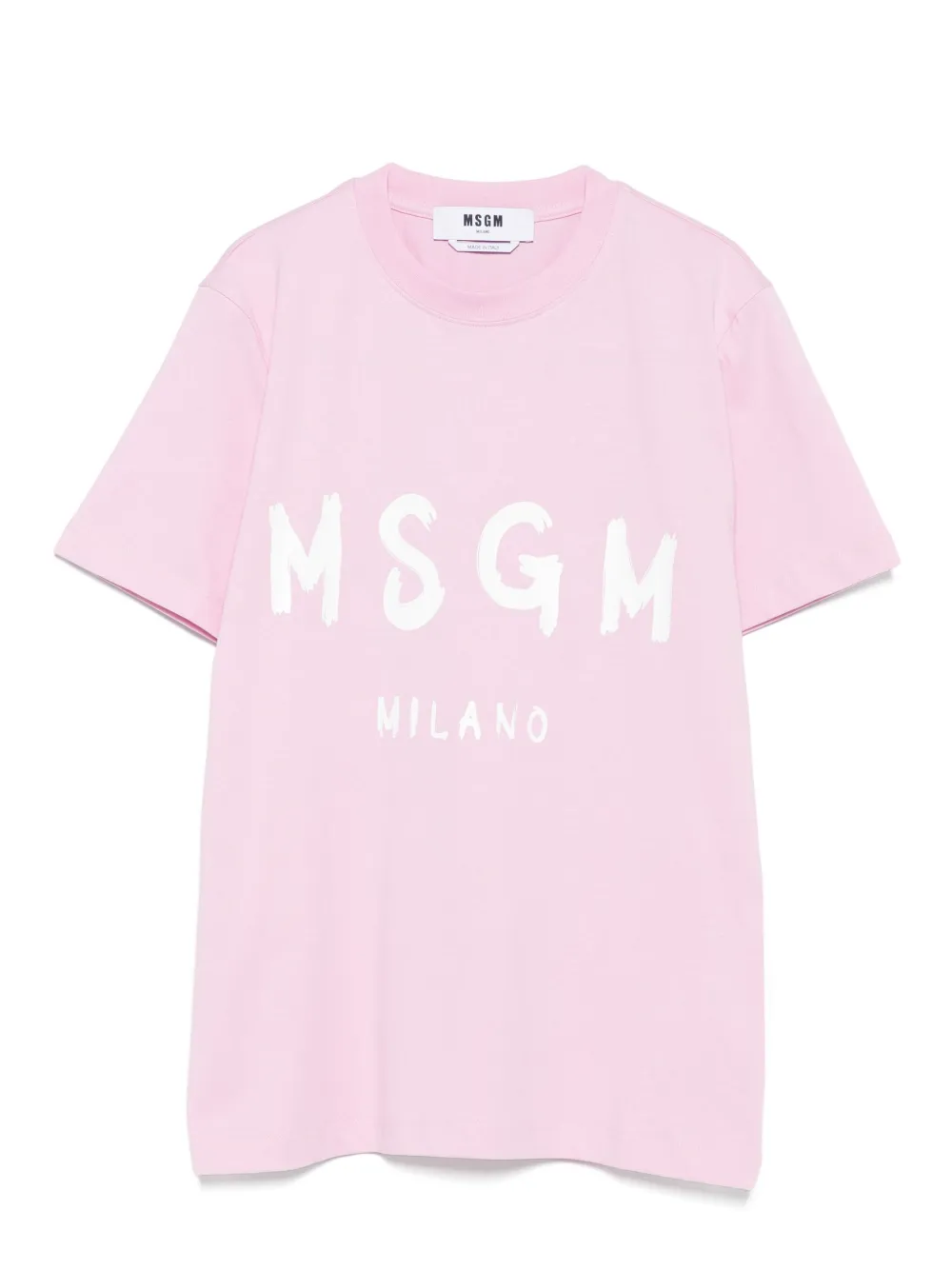 

Футболка с логотипом MSGM, розовый