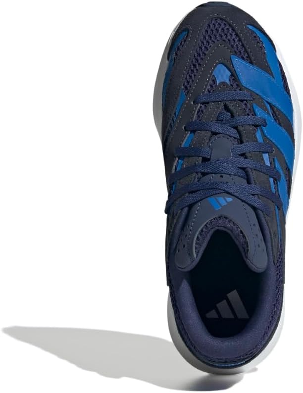Кроссовки adidas для мальчиков Lightblaze на шнуровке, синий/фиолетовый/темно-синий — фото 4
