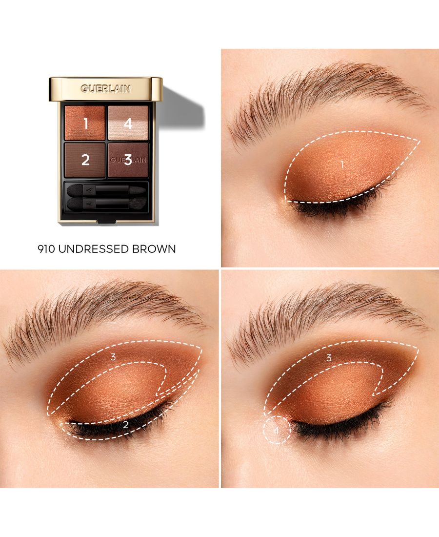 Палетка теней для век Ombres G GUERLAIN, цвет undressed brown — фото 3