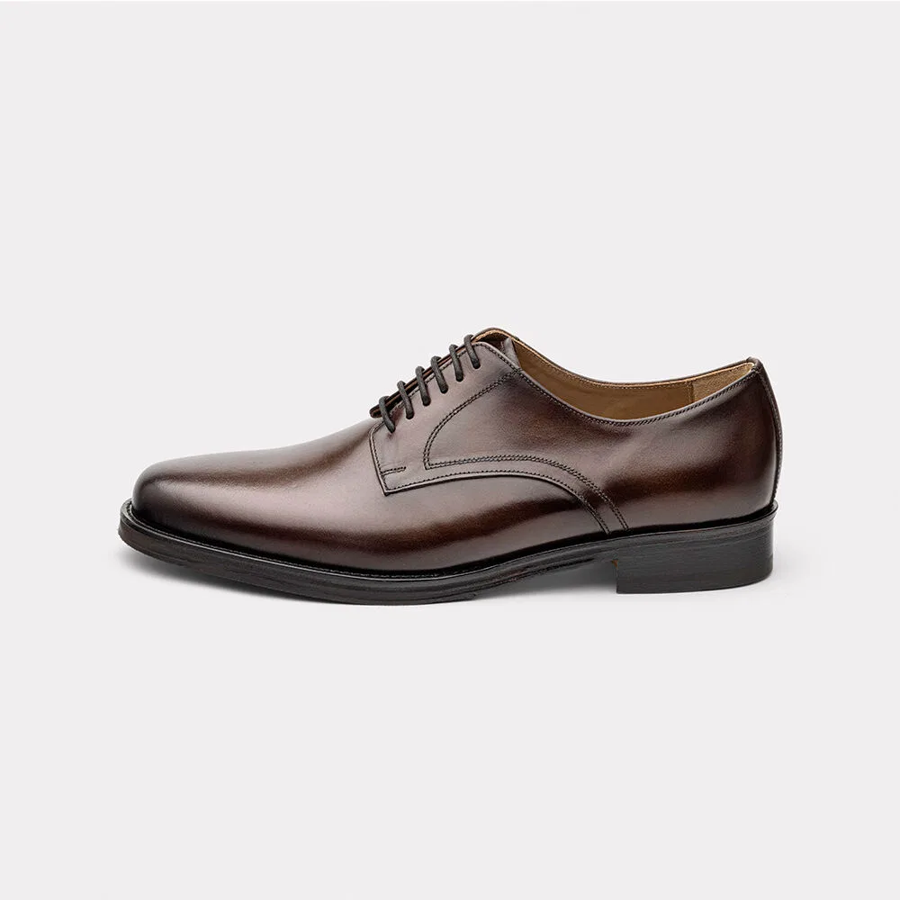 Мужские дерби Charlse Votum Plain Toe Deluxe коричневые
