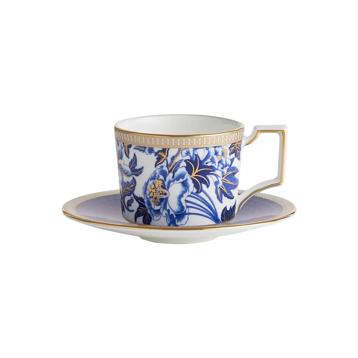 

Кофейная чашка Hibiscus Wedgwood с блюдцем, синий