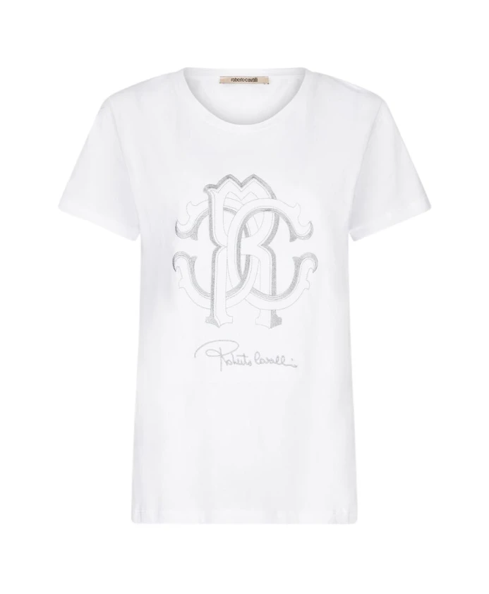

Футболка Monogram RC Roberto Cavalli, белый