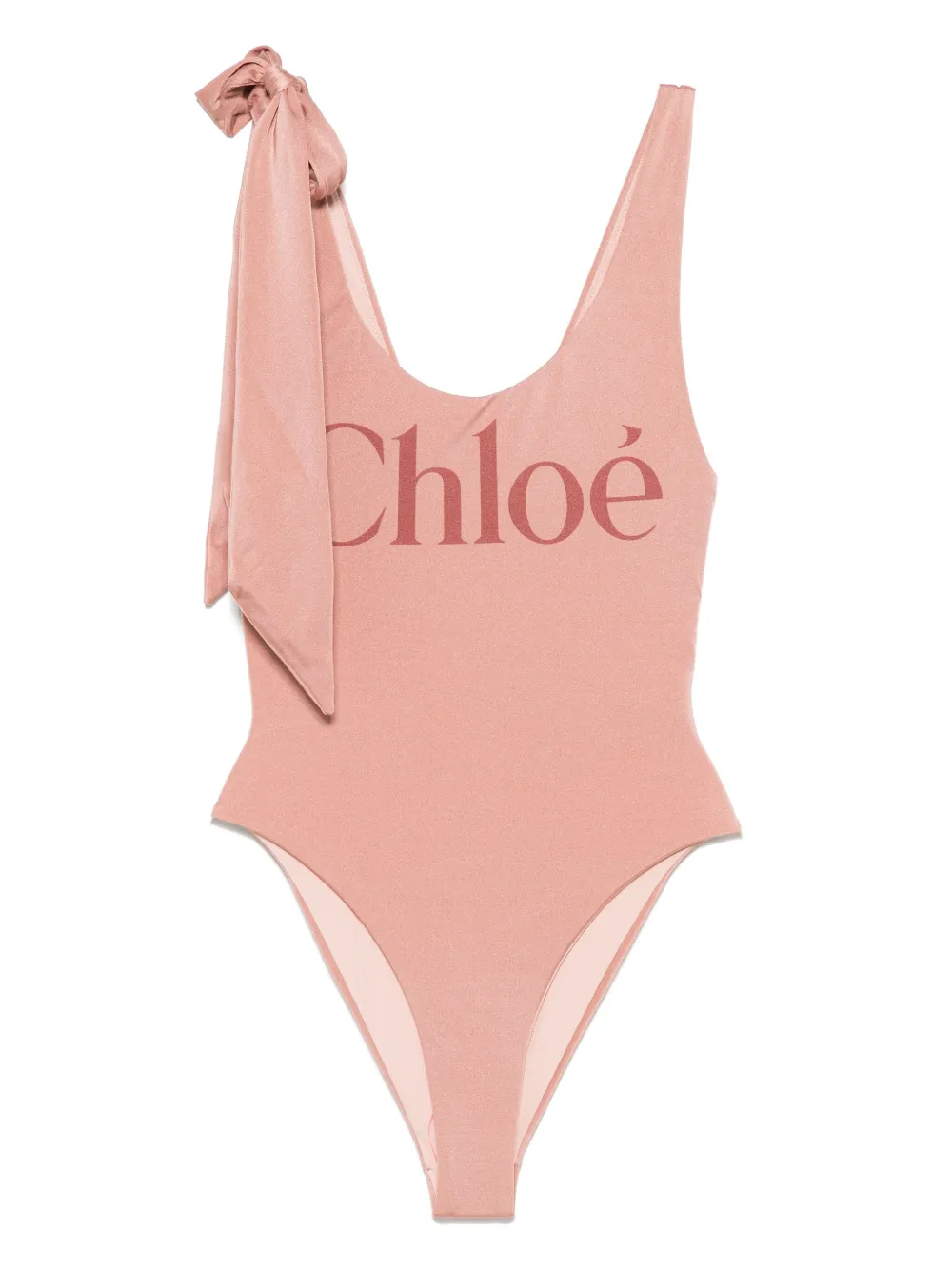 

Купальник с логотипом CHLOÉ, розовый