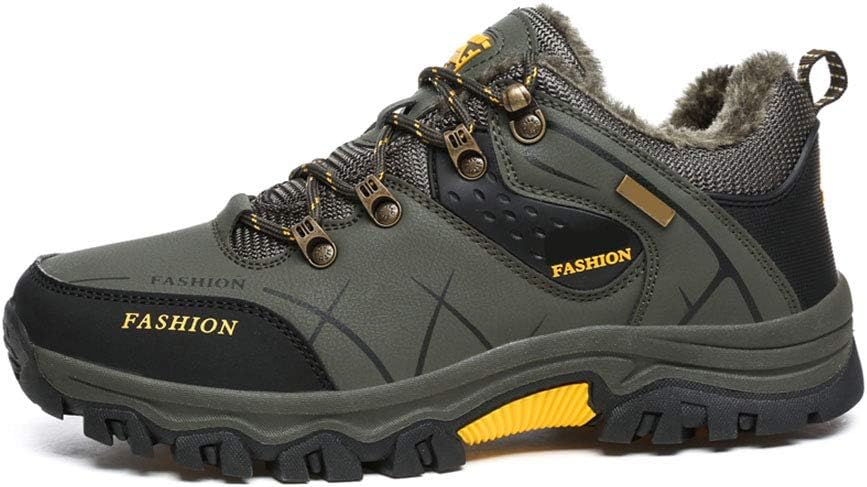 

Теплые спортивные походные ботинки, легкие нескользящие зимние походные ботинки с хлопковой подкладкой Mnssrn-Mm, зеленый