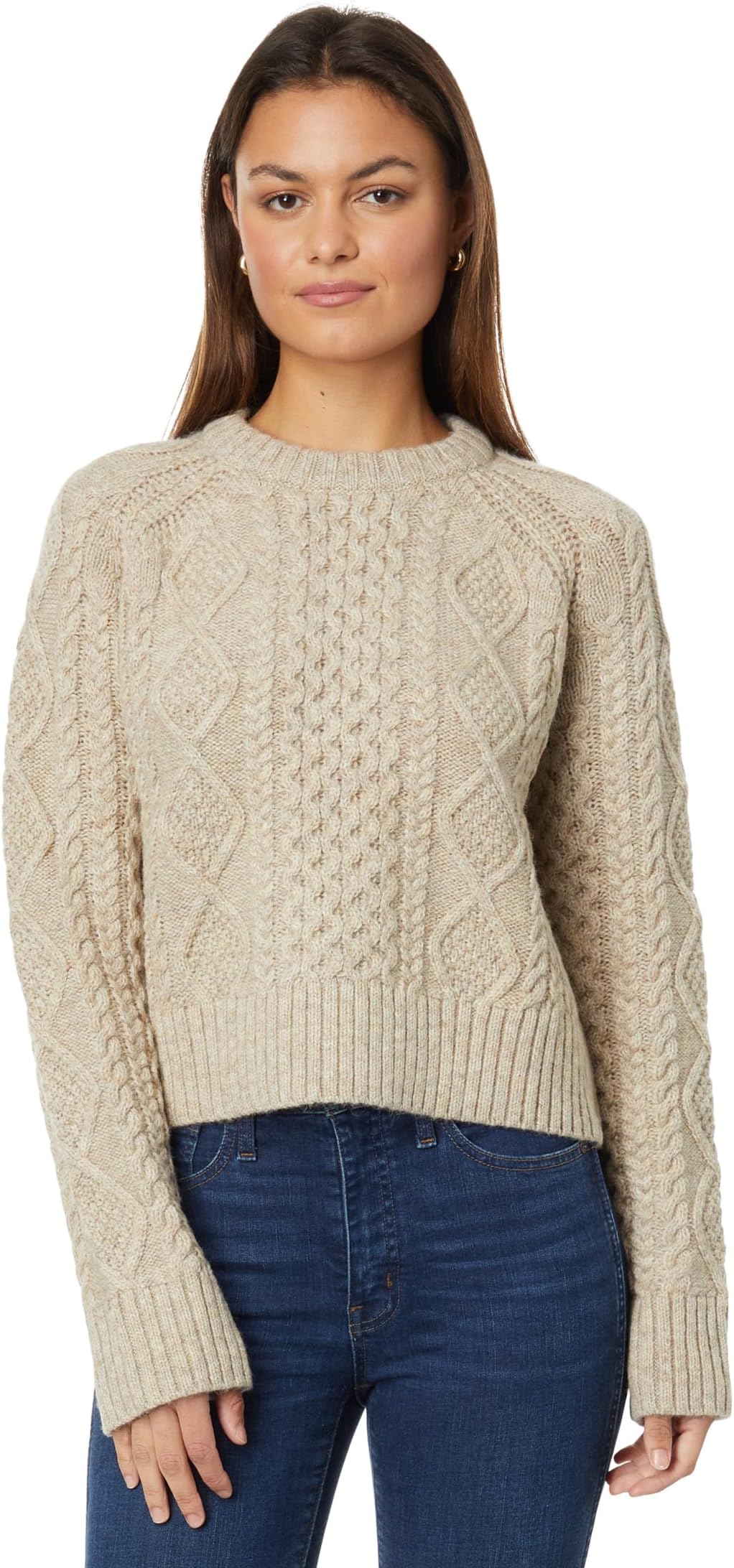 

Свитер Pendleton Cropped Fisherman Sweater, цвет Natural