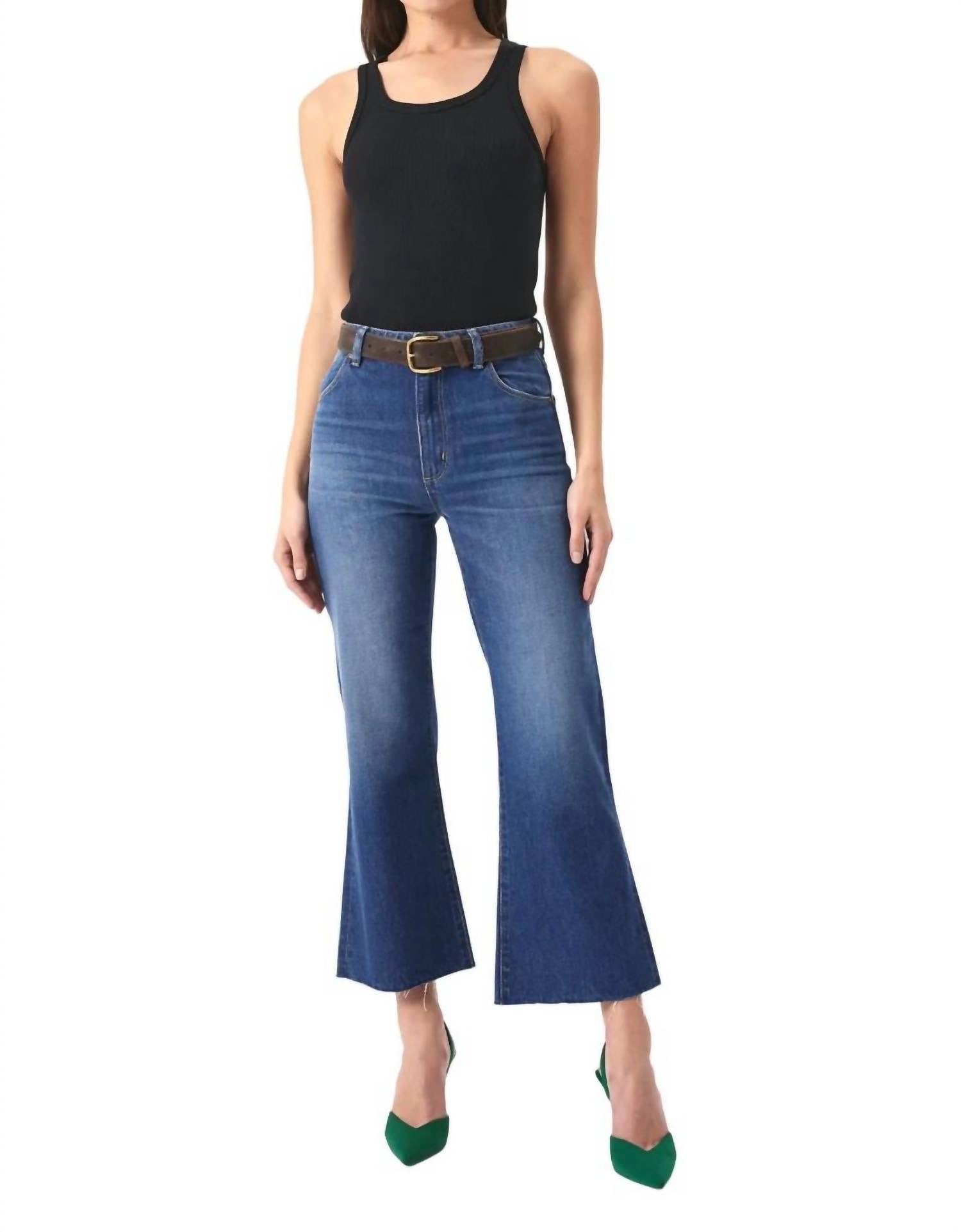 

Джинсы Eastcoast Flare Ankle Jeans в винтажном синем цвете ROLLA'S