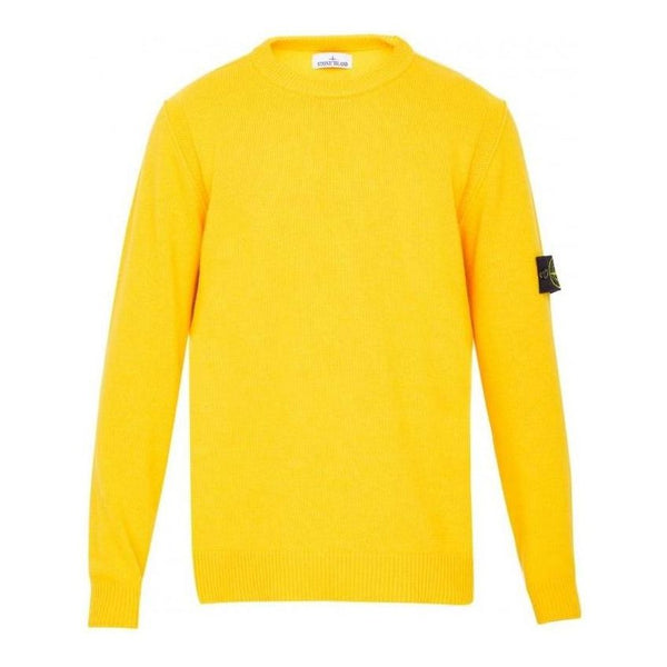 

Свитер logo patch crewneck jumper 'yellow' Stone Island, желтый