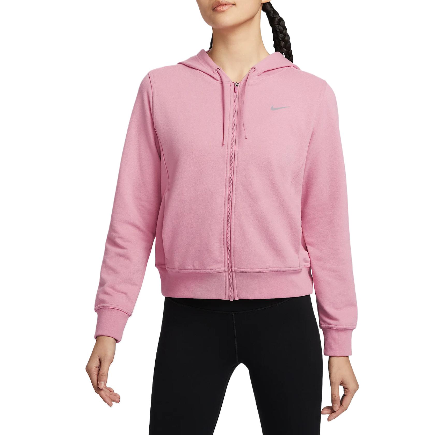 Nike Толстовка Dri-Fit One женская Element Pink — фото 3