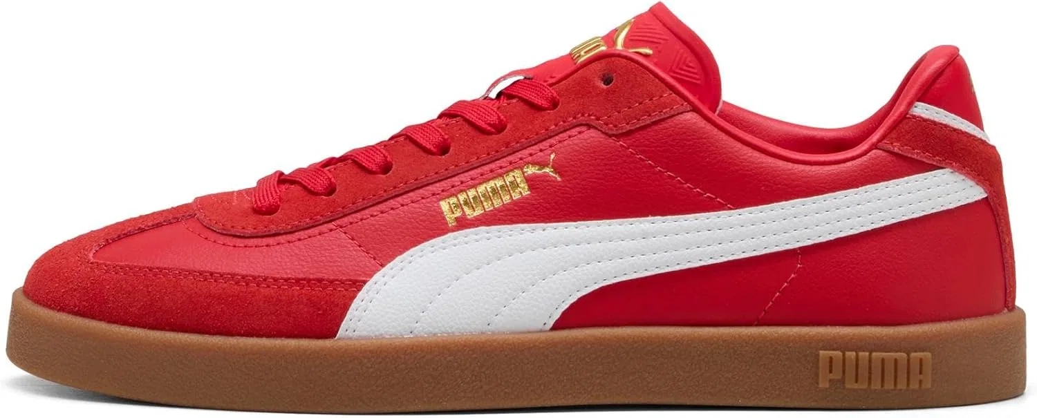 Кроссовки PUMA Unisex Club II Era, Red With White — фото 3
